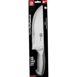 Faca Inteiriça Profissional Aço Inox 8" - 31,5 cm. Linha Texas SQ-4566