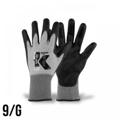 Luva de Proteção Saara Light Polietileno e Fibra de Vidro Banho Poliuretanona Tam. 09/G Kalipso