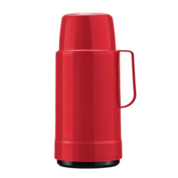 Garrafa Térmica GLT Rolha 1 litro Vermelha Invicta