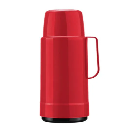 Garrafa Térmica GLT Rolha 1 litro Vermelha Invicta