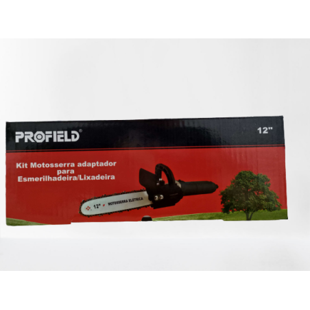 Kit Motosserra adaptador para Esmerilhadeira/Lixadeira Profield