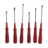 Jogo de Chaves Fenda e Philips 6 peças Cabo Vermelho F-180 Saint Plus