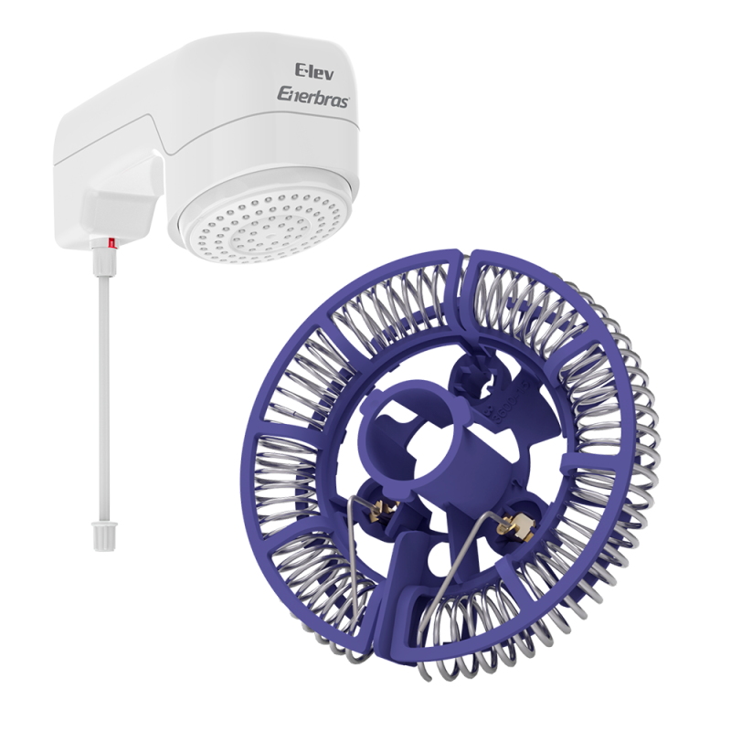 Resistência Chuveiro Eletrônico e-Lev 7500W 220V Enerbrás