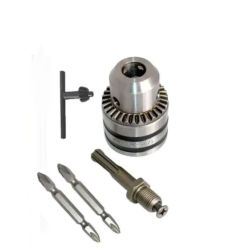 Kit Mandril para Furadeira Cromado 1/2"  - 5 peças ID-693B Idea