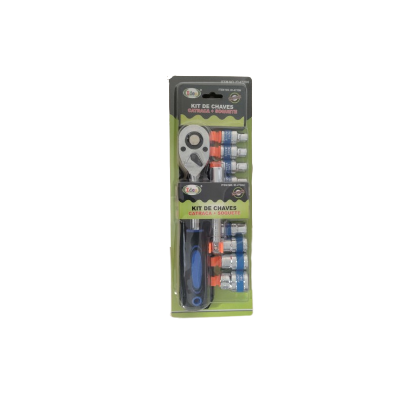 Soquete com Catraca Kit 11 peças ID-4720H Idea