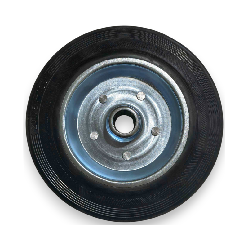 Roda para Carrinho 20 cm. Pneu Maciço 2,2 cm. ID-3460R Idea