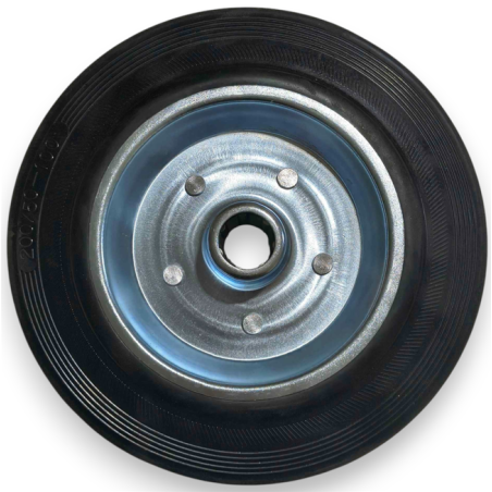 Roda para Carrinho 20 cm. Pneu Maciço 2,2 cm. ID-3460R Idea
