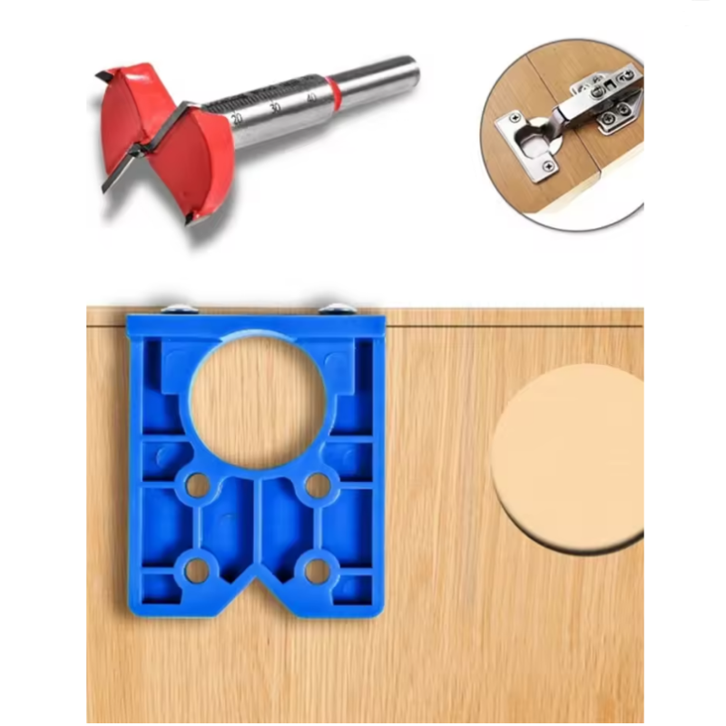 Gabarito para Furo de Dobradiça 35 mm. F-580 Saint Plus