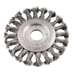 Escova de Aço Carbono Circular Fio Torcido 100 mm. F-564 Saint Plus