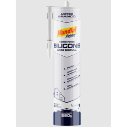 Adesivo Silicone Acético Branco 260 g. Mundial Prime