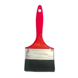 Trincha Cerda Preta Cabo Vermelho 4" Compel