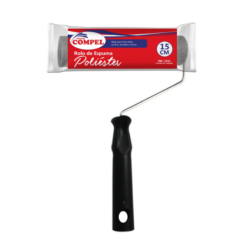 Rolo de Espuma Poliéster 15 cm. com Cabo Compel