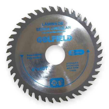 Disco de Serra Circular 110 mm. x 22 mm. - 40 dentes Golfield