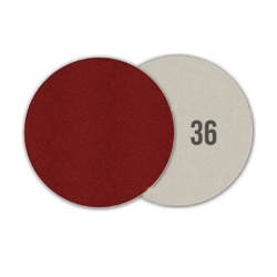 Disco de Lixa com Velcro 125 mm. sem furos Grão 036 Pacote 10 peças Golfield