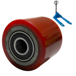 Roda para Paleteira 70 mm. x 80 mm. Rolamento ID0627R  Idea