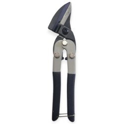 Tesoura Corta Chapa Aço 11" - 27 cm. Cabo Emborrachado ID-0614T Idea