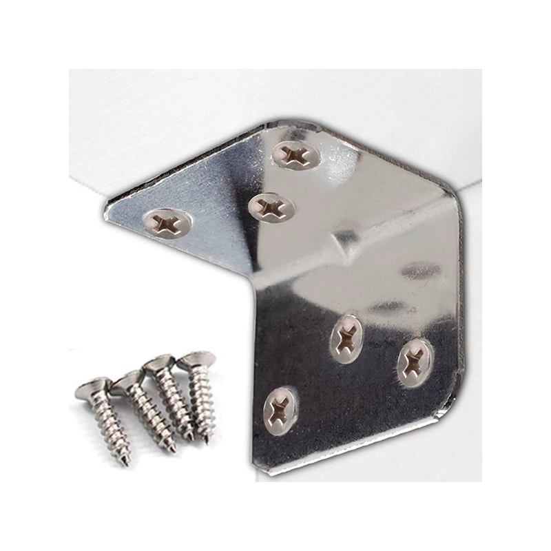 Cantoneira Suporte de Canto 3.6 cm. x 2.8 cm. Kit 4 peças + 24 Parafusos ID-2560C Idea