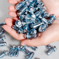 Grampo Rebite de Expansão em Metal M5 - 25 mm. Kit 50 pçs. F-610 Saint Plus