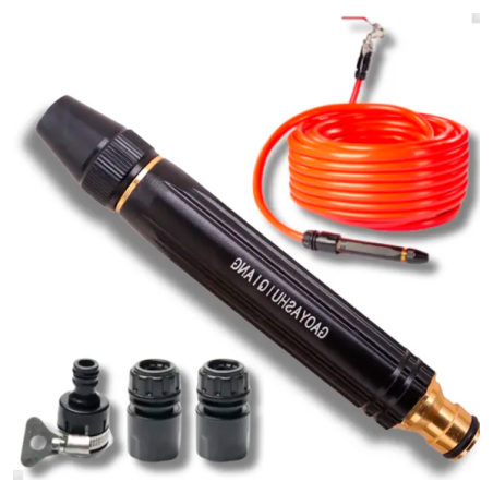 Esguicho Alta Pressão para Mangueira 1/2" Engate Rápido Kit 4 pçs. F-625 Saint Plus