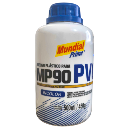 Adesivo Plástico MP90 Frasco 450 g. Mundial Prime