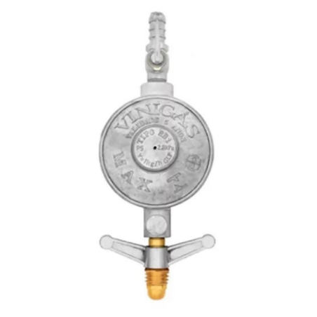 Regulador para Gás 2,80 kPa 1 Kg/h 12 mm. Excel com Registro Vinigás