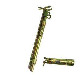 Trinco com Mola Bicromatizado para Porta de Ferro 40 cm. F-647 Saint Plus