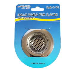 Ralo para Pia Inox 5,4 cm. C-14 Saint Plus