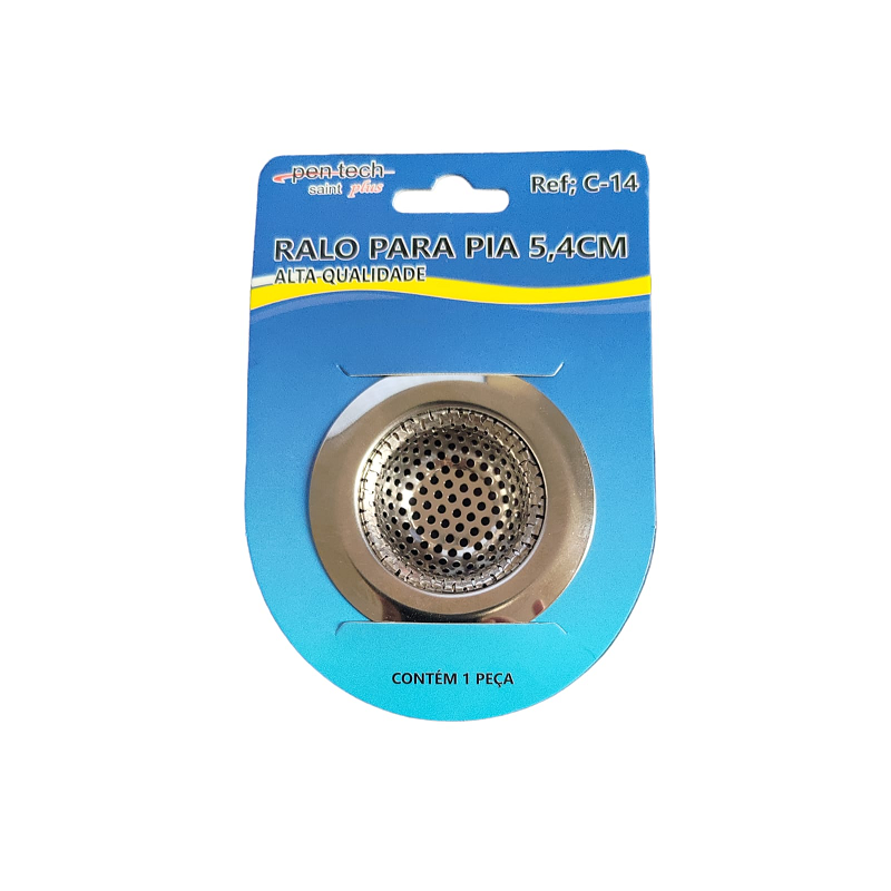 Ralo para Pia Inox 5,4 cm. C-14 Saint Plus