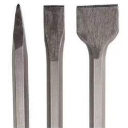 Kit Talhadeira Larga, Estreita e Ponteiro 250 mm. SDS Plus ID-0393T Idea