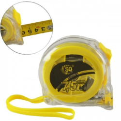 Trena Estojo Transparente 7,5 m. x 25 mm. SQ 3097