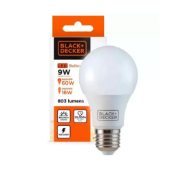 Lampada LED Bulbo 9W A60 6500K Bivolt Black+Decker