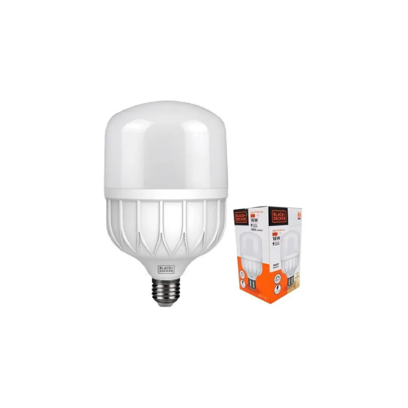 Lampada Alta Potência ECO 16W 6500K Bivolt Black+Decker