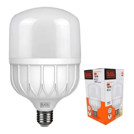 Lampada Alta Potência ECO 16W 6500K Bivolt Black+Decker