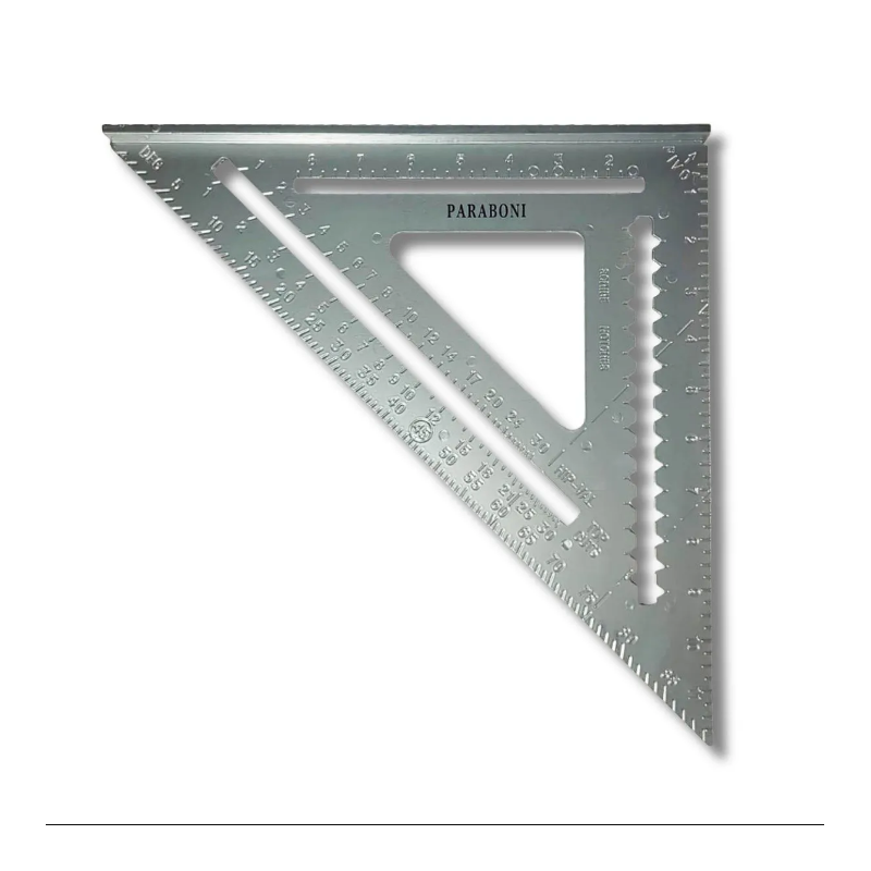 Esquadro de Aluminio Triangular 18 cm. F-586 Saint Plus