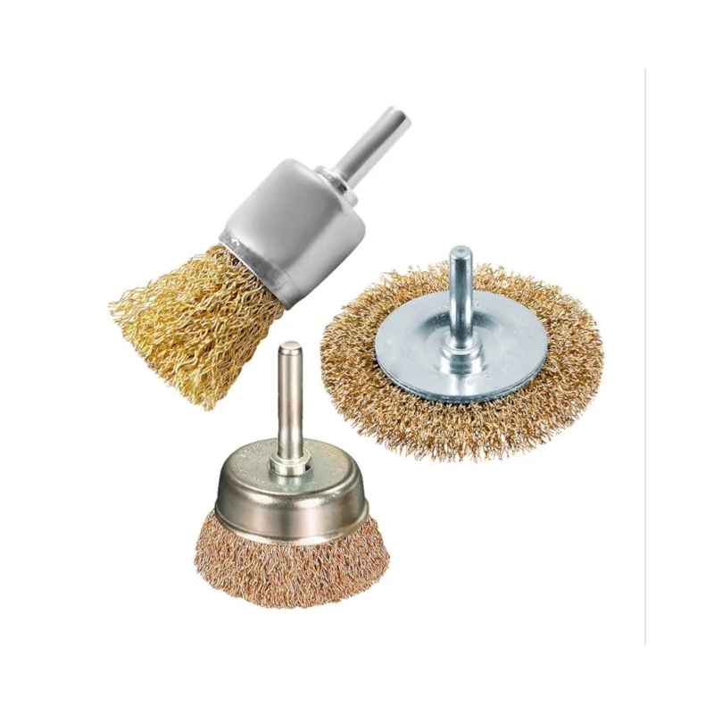 Escova de Aco com Cabo Jogo 3 pecas ID-7727E Idea