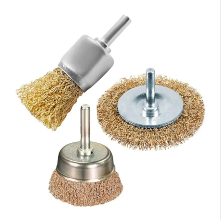 Escova de Aco com Cabo Jogo 3 pecas ID-7727E Idea