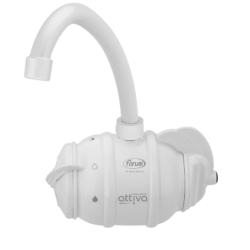 Torneira Elétrica Attiva Parede 3T 5400W 220V Branca Forusi