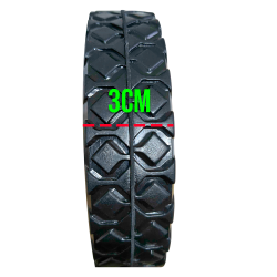Roda para Carrinho Maciça Borracha 6" - 15 cm. (6 x 1.50) ID0633R Idea