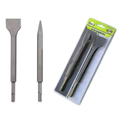 Kit Talhadeira Larga e Ponteiro 250 mm. SDS Plus ID-0252H Idea