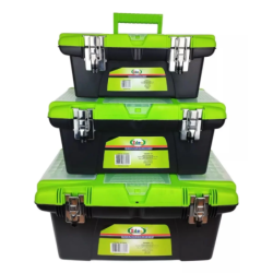 Caixa de Ferramentas Reforçada Kit 3 peças ID-9269M Idea