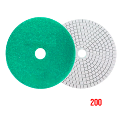 Disco de Polimento e Lixamento para Granito e Concreto 200 Caixa 10 peças F-478 Saint Plus