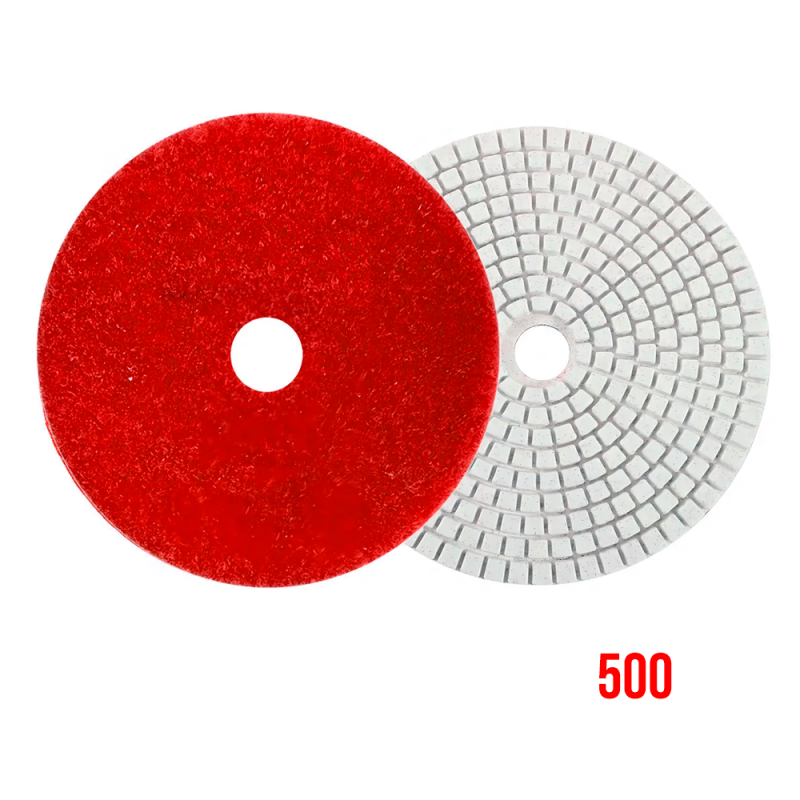 Disco de Polimento e Lixamento para Granito e Concreto 500 Caixa 10 peças F-481 Saint Plus