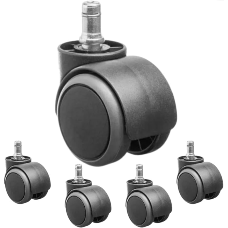 Rodas para Cadeira 5 peças Giratórias 2" - 5 cm.  ID-0115R Idea