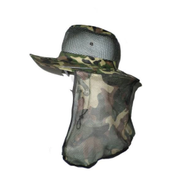 Chapéu Australiano com Protetor de Nuca Camuflado ID-4804C Idea