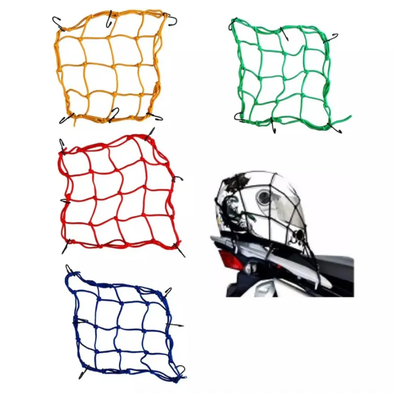 Elástico de Carga tipo Aranha para Moto 6 ganchos Rede SQ-2868N