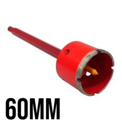 Serra Copo Diamantada 60 mm. com Haste Golfield