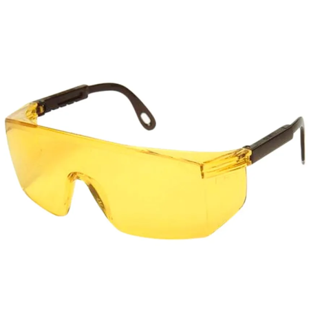 Oculos de Protecao Modelo Jaguar II Amarelo Kalipso
