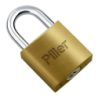 Cadeado Zamac Latonado 50 mm. Piller