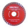 Disco de Corte Serra Marmore 4.3/8" - 110 mm x 7 mm x 22,23 mm Turbo Golfield