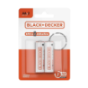 Pilha Ultra Alcalina Cartela 2 x AA LR6 1,5V Black+Decker